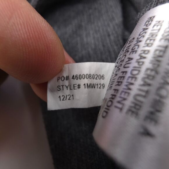 TRAVIS MATHEW Beginners Luck Golf Polo Long Sleeve Gray Stripe Minimal Casual XL - Picture 7 of 8